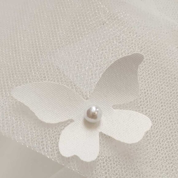 New girl's 4 Princess Daliana x Anthropologie butterfly flower girl dress white - Picture 7 of 12